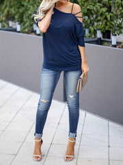 Women's Distressed Skinny Jeans High Stretch Denim Trousers
