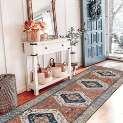Boho Runner Rug Washable Non Slip Hallway Extra Long Stair Kitchen Runner