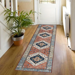 Boho Runner Rug Washable Non Slip Hallway Extra Long Stair Kitchen Runner