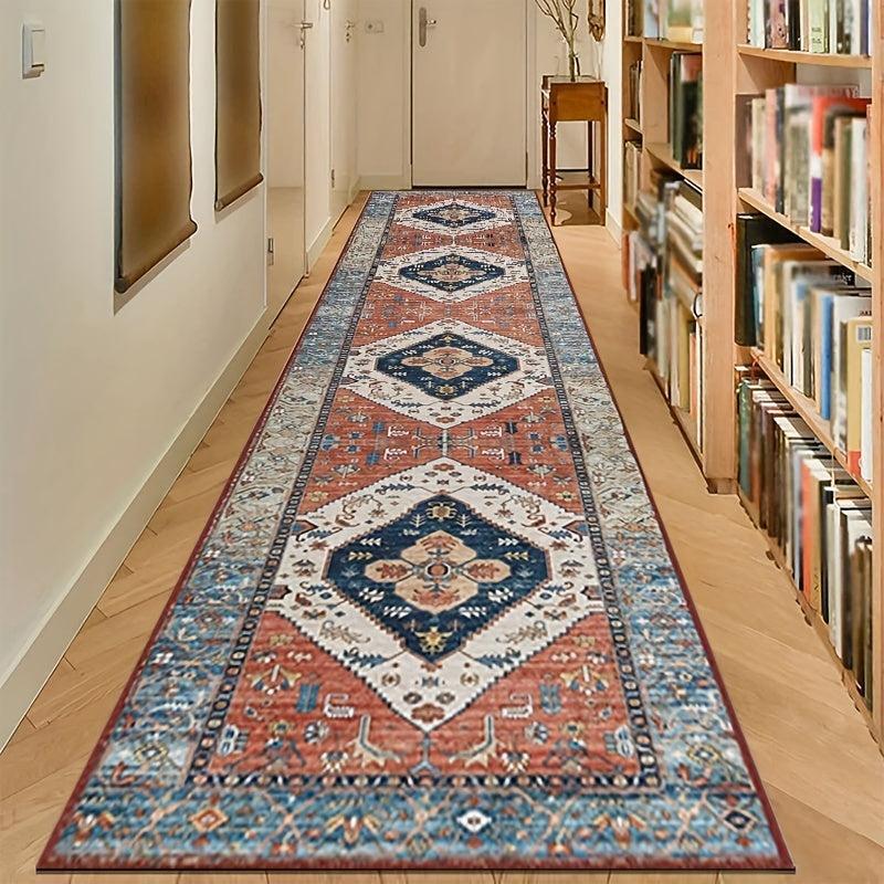 Boho Runner Rug Washable Non Slip Hallway Extra Long Stair Kitchen Runner