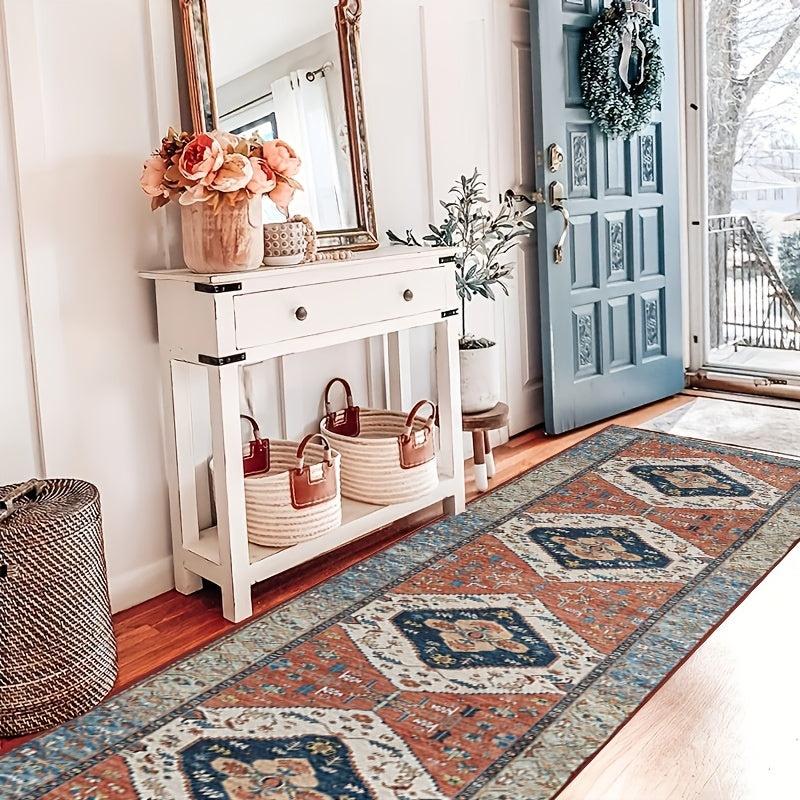 Boho Runner Rug Washable Non Slip Hallway Extra Long Stair Kitchen Runner