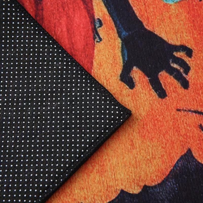 Halloween Door Mat Trick Or Treat Doormat Rubber Non Slip Backing Funny Rug