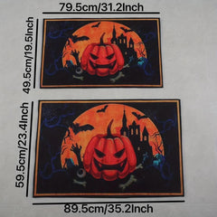 Halloween Door Mat Trick Or Treat Doormat Rubber Non Slip Backing Funny Rug