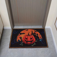 Halloween Door Mat Trick Or Treat Doormat Rubber Non Slip Backing Funny Rug