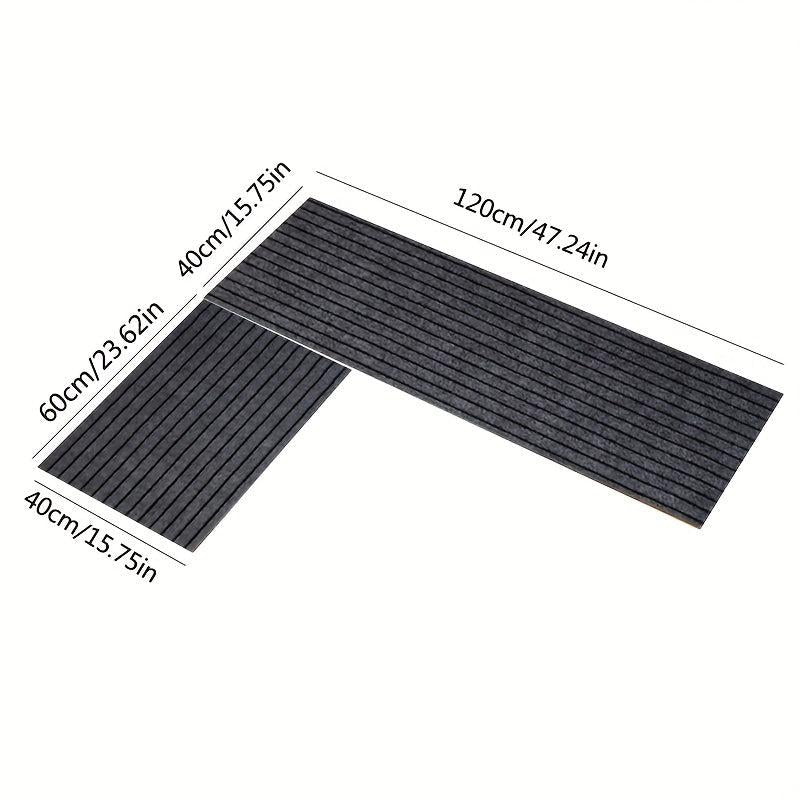 Striped Kitchen Mat Anti Slip Absorbent Bath Laundry Floor Mat