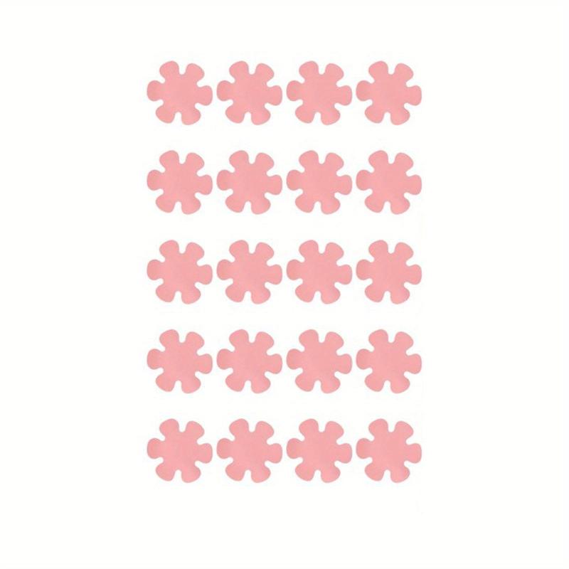 20pcs Flower Shaped Non-slip Shower Tread Sticker Set