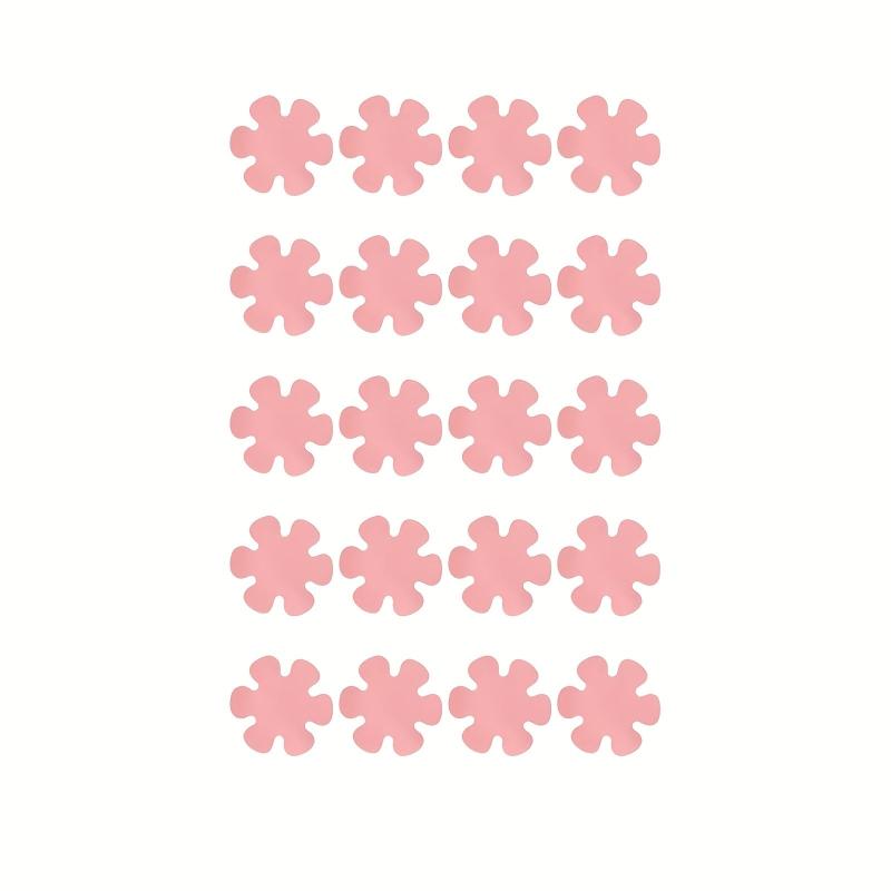 20pcs Flower Shaped Non-slip Shower Tread Sticker Set