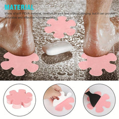 20pcs Flower Shaped Non-slip Shower Tread Sticker Set