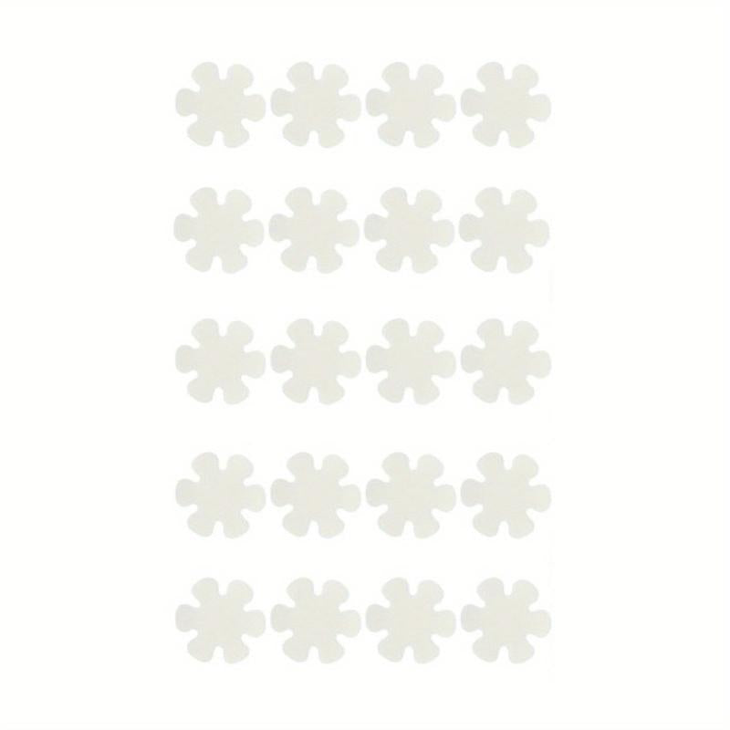 20pcs Flower Shaped Non-slip Shower Tread Sticker Set