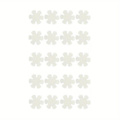 20pcs Flower Shaped Non-slip Shower Tread Sticker Set