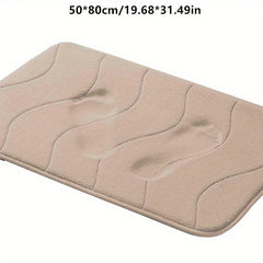 Soft Memory Foam Bath Mat Anti Slip Absorbent Machine Washable