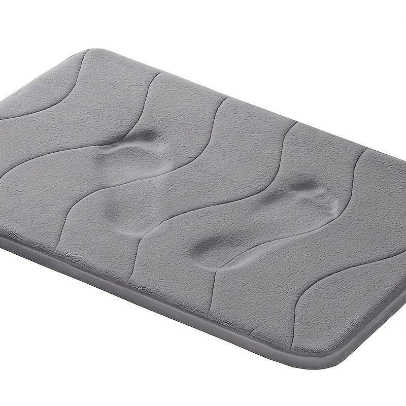 Soft Memory Foam Bath Mat Anti Slip Absorbent Machine Washable