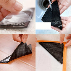 1pc Silicone Sticker Carpet Non slip Stickers Triangle Shaped Patches