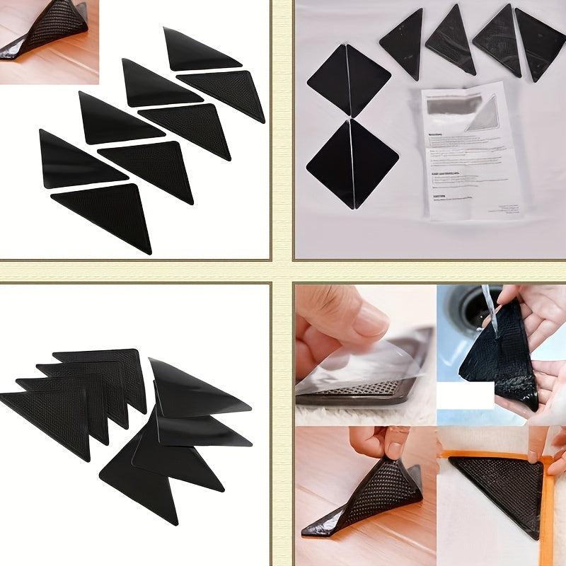 1pc Silicone Sticker Carpet Non slip Stickers Triangle Shaped Patches