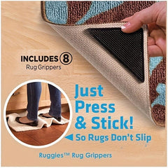 1pc Silicone Sticker Carpet Non slip Stickers Triangle Shaped Patches
