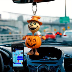 Halloween Pumpkin Man Car Pendant Keychain Home Decoration