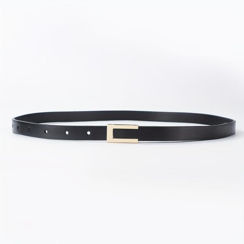 Men's Casual Square Buckle Belt Pants Jeans Belt
