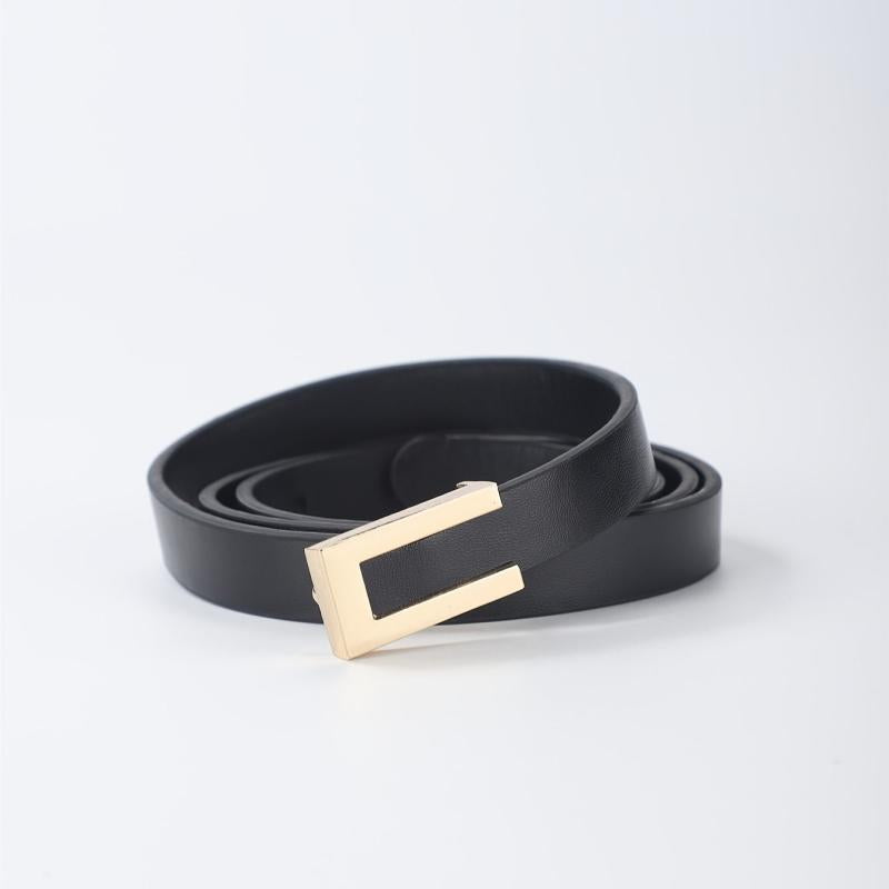 Men's Casual Square Buckle Belt Pants Jeans Belt