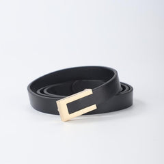 Men's Casual Square Buckle Belt Pants Jeans Belt