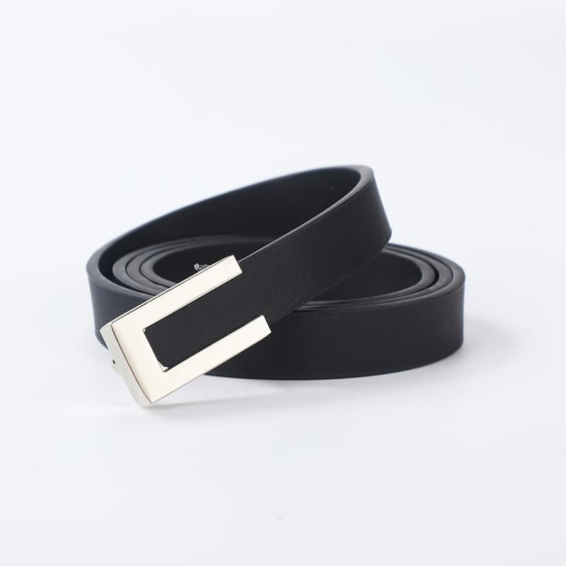 Men's Casual Square Buckle Belt Pants Jeans Belt