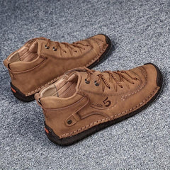 Men's Waterproof Hiking Shoes - Durable & Comfy Anti Skid Lace Up Shoes