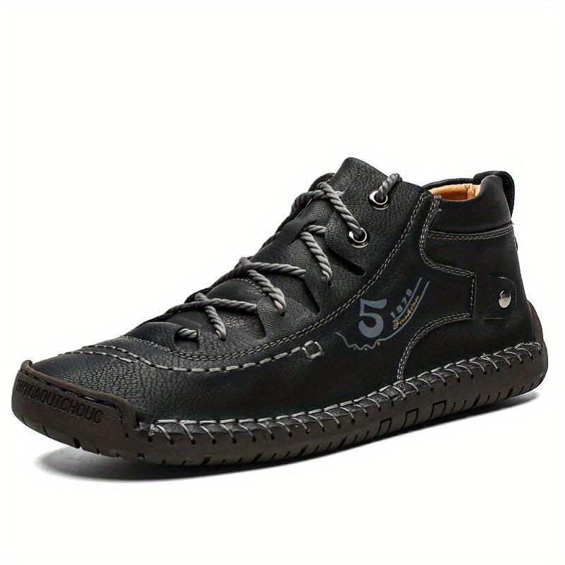 Men's Waterproof Hiking Shoes - Durable & Comfy Anti Skid Lace Up Shoes