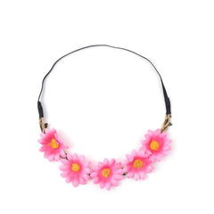 Boho Daisy Flower Headband Stretchy Headdress Women Girls Hair Accessories