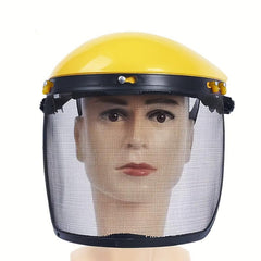 360 Grass Trimmer Helmet Full Face Mesh Visor Logging Brush Cutter Forestry