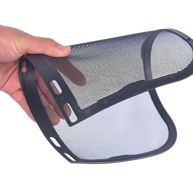 360 Grass Trimmer Helmet Full Face Mesh Visor Logging Brush Cutter Forestry