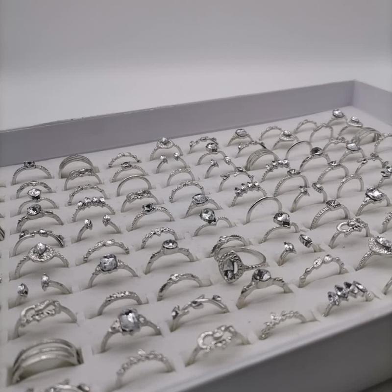 30pcs Vintage Gothic Style Party Jewelry Finger Rings Girl Gift
