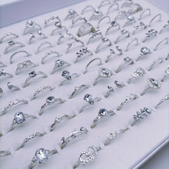 30pcs Vintage Gothic Style Party Jewelry Finger Rings Girl Gift