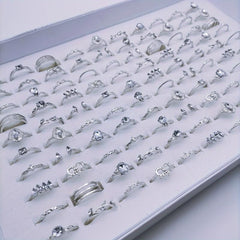 30pcs Vintage Gothic Style Party Jewelry Finger Rings Girl Gift