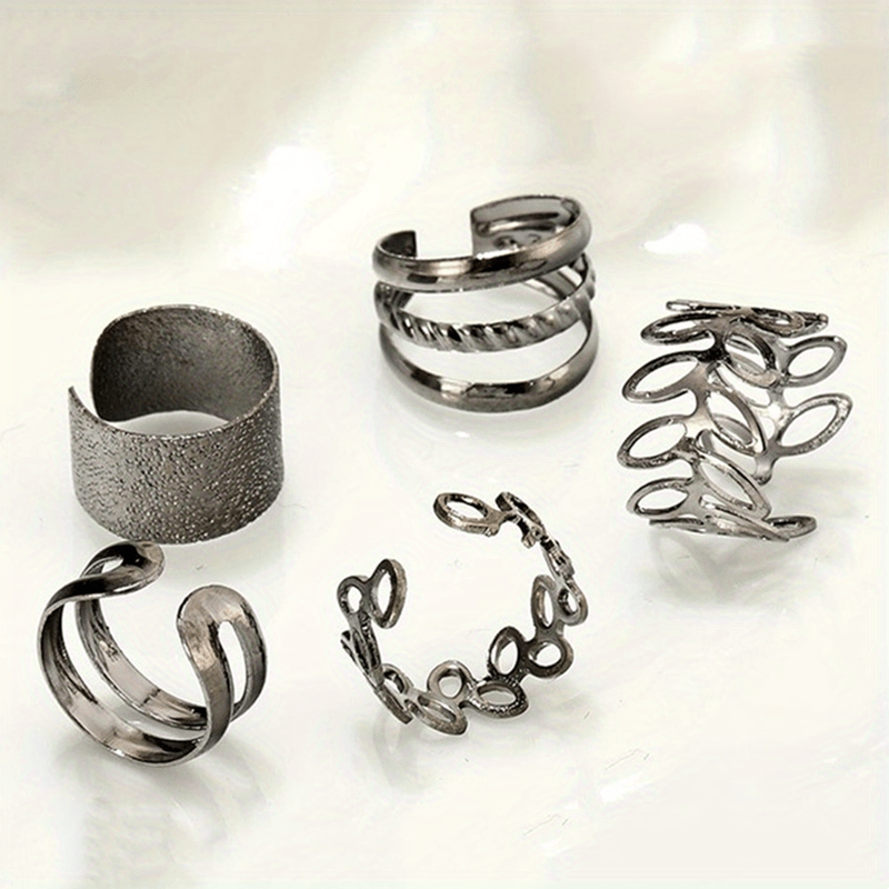 5pcs C Shape Ear Clip for Women and Girls
