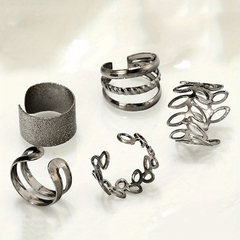 5pcs C Shape Ear Clip for Women and Girls