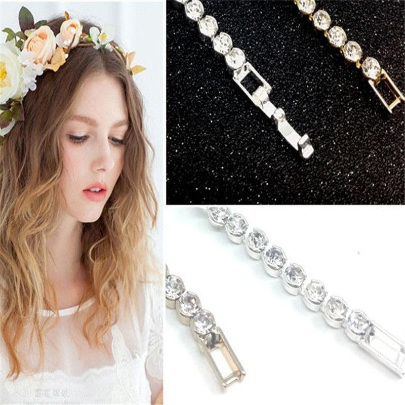 Crystal Inlaid Tennis Bracelet for Wedding Party