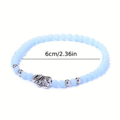 Luminous Beads Elephant Bracelet Elastic Stretch Hand Jewelry