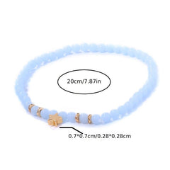 Mini Star Pendant Beaded Bracelet with Luminous Beads