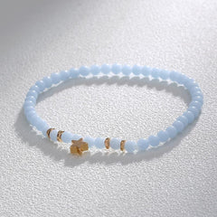 Mini Star Pendant Beaded Bracelet with Luminous Beads