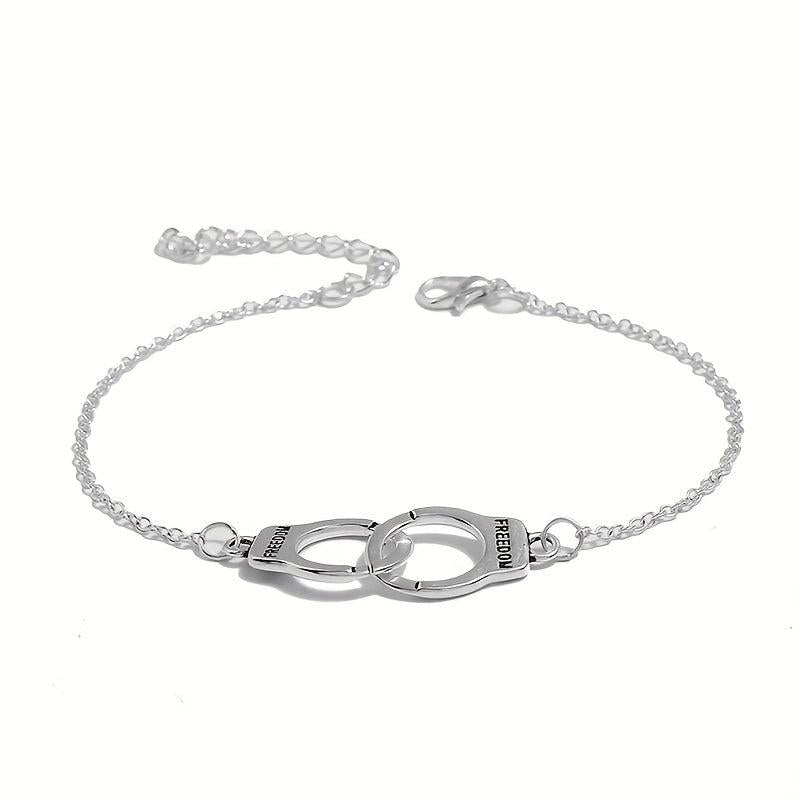 Vintage Style Handcuff Anklet Chain Bracelet for Women