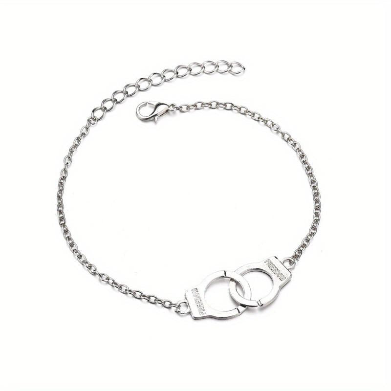 Vintage Style Handcuff Anklet Chain Bracelet for Women