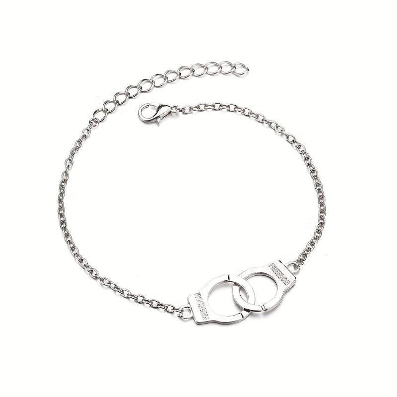 Vintage Style Handcuff Anklet Chain Bracelet for Women