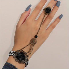 Vintage Lace Flower Ring Bracelet - Birthday Party Gift