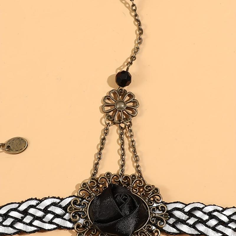 Vintage Lace Flower Ring Bracelet - Birthday Party Gift