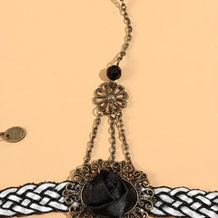 Vintage Lace Flower Ring Bracelet - Birthday Party Gift