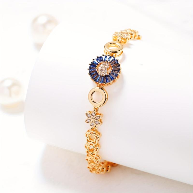Zircon Adjustable Chain Bracelet for Women