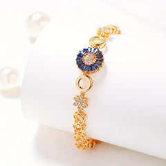 Zircon Adjustable Chain Bracelet for Women