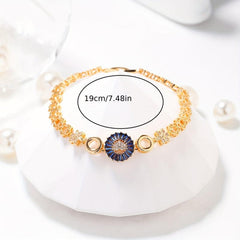Zircon Adjustable Chain Bracelet for Women