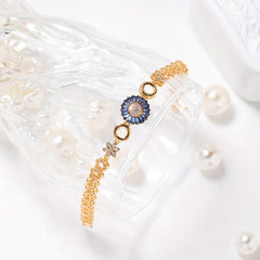 Zircon Adjustable Chain Bracelet for Women