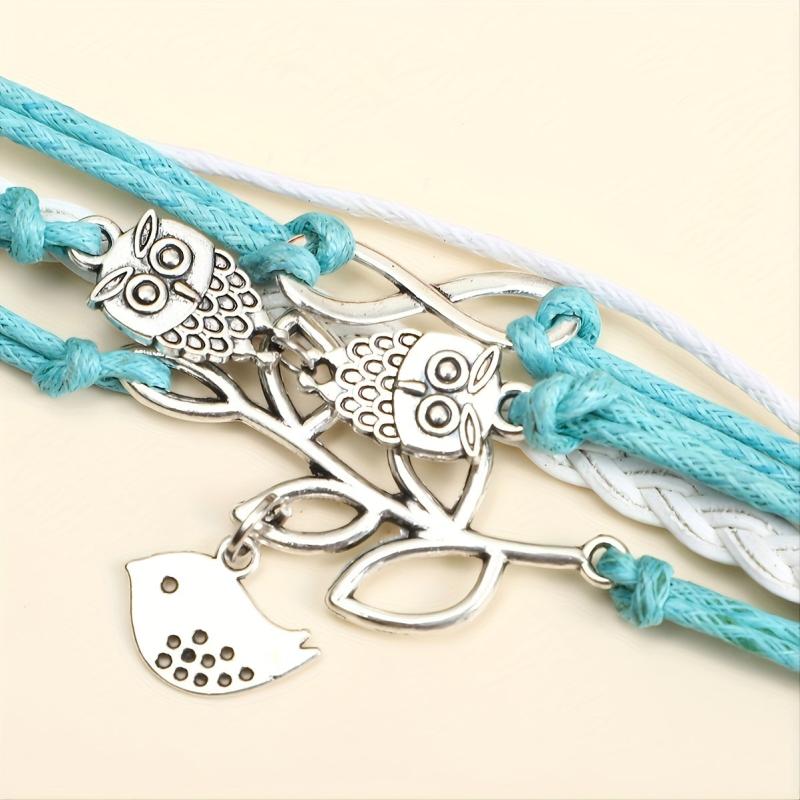 Vintage Style Braided Bracelet Set - Layered Wristband