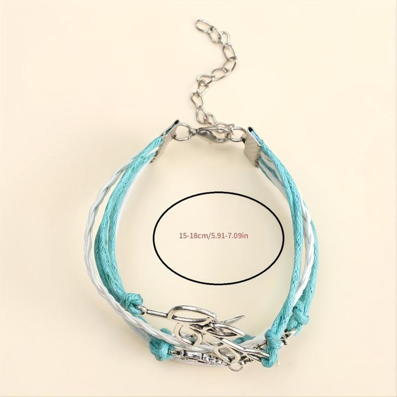 Vintage Style Braided Bracelet Set - Layered Wristband